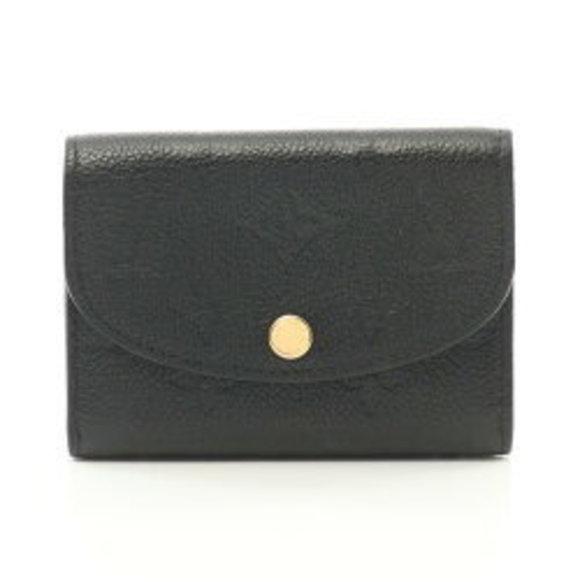 Louis Vuitton Porte Monnaie Rosalie Wallet Empreinte Black - Picture 1 of 8